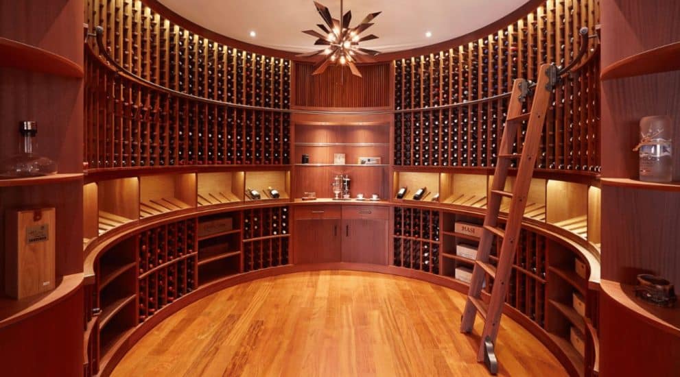 Maximizing Your Wine Cellar With Rolling Ladders