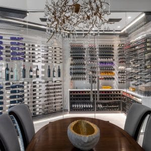 contemporary wine cellar designs - Genuwine Cellars