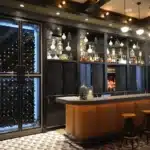 Custom metal Wine Cabinet from Genuwine Cellars