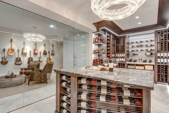 wine cellar liquor storage