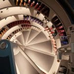 Spiral wine cellar by Genuwine Cellars