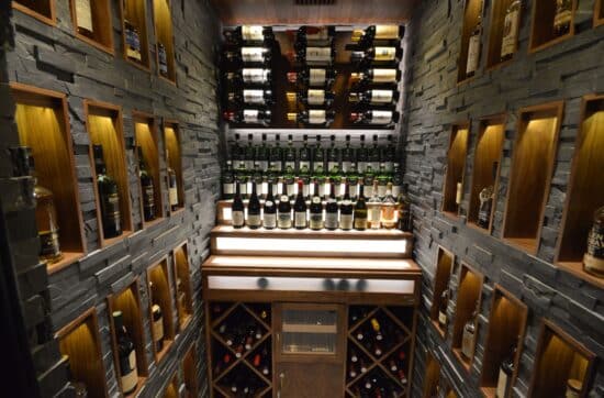 scotch display and whiskey storage - Genuwine Cellars